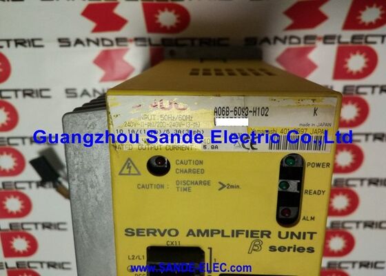 Η μονάδα Fanuc Servo Amplifier 200-240VAC 6.3A/5.9Ampers A06B-6093-H102 A06B6093H102 A06B-6093-H102