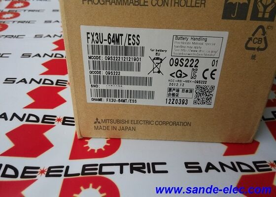 Μισουμπίσι FX3U-64MT/ESS Βασική μονάδα Ac 100-240v 32 Εισόδους Dc 24v 32 Transisto