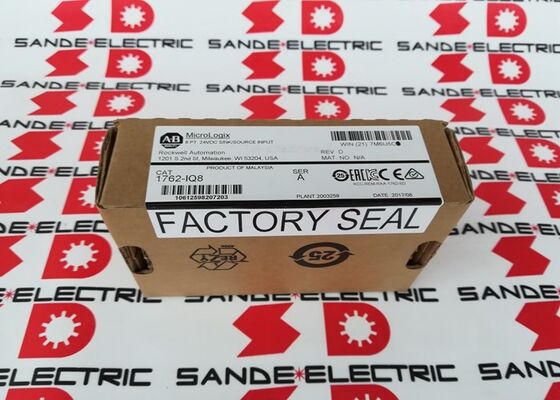 ΑΒ Νέος Allen Bradley 1762-IQ8 24VDC Ενότητα εισόδου πηγής νεροχύτη 762IQ8