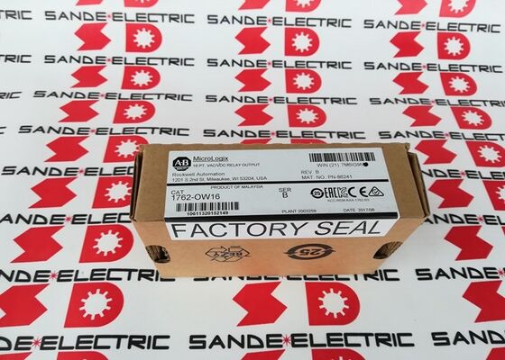 Ένα εργοστάσιο σφραγισμένο Allen Bradley Micrologix 16 σημεία Έκδοση μοντέλο 1762-OW16 1762OW16 1762-0W16