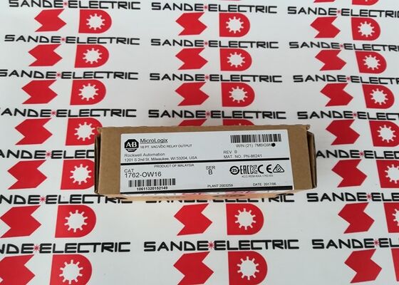 Ένα εργοστάσιο σφραγισμένο Allen Bradley Micrologix 16 σημεία Έκδοση μοντέλο 1762-OW16 1762OW16 1762-0W16