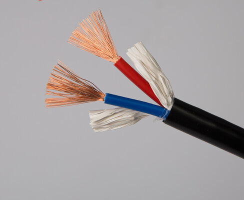 GB καλώδιο ηλεκτρικής ενέργειας από χαλκό 2 πυρήνες RVV0.5 0.75 1.0 1.5 2.5 4 τετράγωνο καλώδιο μαλακού περιβλήματος παρακολούθησης