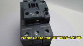 Βίντεο επίδειξης προϊόντος Siemens 3RT2036-1AP00 SIRIUS Power Contactor