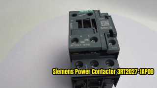 Βίντεο επίδειξης προϊόντος Siemens 3RT2027-1AP00 230V AC επαφέας για έλεγχο κινητήρα